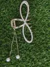 Hair Clips With Pearl Hanings